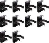 10 pieces - Skirting Clips - Kitchen Plinth Hooks - Kitchen Plinth Clips - for Kitchen Frames Fastening - black - plastic - for cabinet legs with a diameter of 2.6-2.8 cm - for sofa, table, bed, cabinet