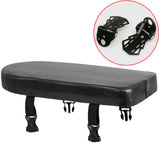 Rear Bicycle Seat - Bicycle Seat Rear Seat - With Footrests - Luggage Carrier Cushion - Rear Bicycle Seat - Universal - Black