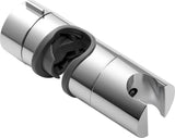 Shower Rail Slider - Hand Shower Bracket - ABS - Adjustable - Shower Head - Universal Shower Holder - Shower Head Holder - Hand Shower Holder - For Hand Shower or Shower Head for Bathroom - Suitable for Ø 18-25mm - Silver