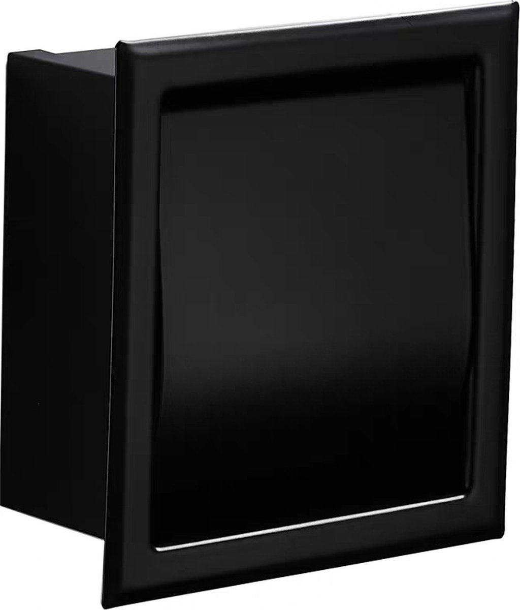 toilet roll holder - Built-in - black toilet roll holder - black toilet roll holder - toilet roll holders - toilet roll holder - stainless steel - for bathroom - toilet roll holder