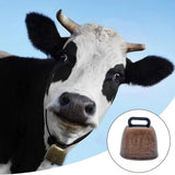 10 Pieces - Cowbell - Cowbells - Decorative Cowbells - Farm - Bell - Grazing Cowbell - Metal Cow Bell Bells - Goat Bell - Animal Gift - Bronze*5+red bronze*5 - Metal - 35*37mm