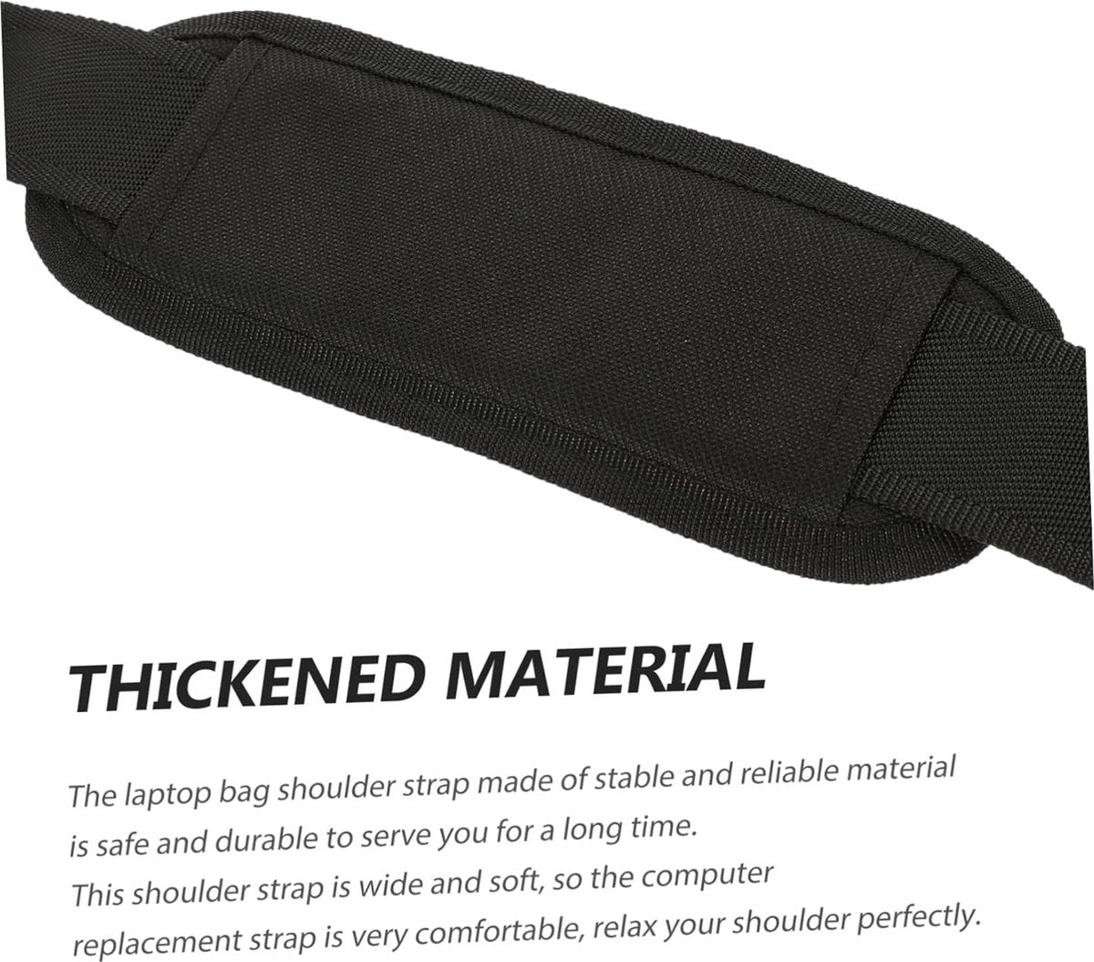 Bag strap - shoulder strap - adjustable shoulder strap - for shoulder bag, carrying bags - accessories - bag strap - computer bag strap - single shoulder strap - black - nylon - 133cm*3.8cm