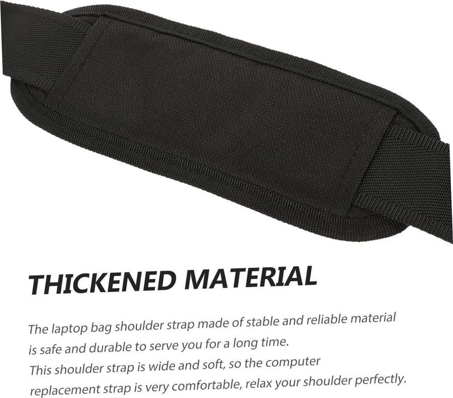 Bag strap - shoulder strap - adjustable shoulder strap - for shoulder bag, carrying bags - accessories - bag strap - computer bag strap - single shoulder strap - black - nylon - 133cm*3.8cm