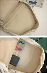 Backpack - School Bag - Backpack - Girl Backpack - School Backpack - School Bag - Tablet Backpack - 20 Liters - Orchids