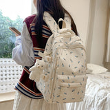 Backpack - School Bag - Backpack - Girl Backpack - School Backpack - School Bag - Tablet Backpack - 20 Liters - Orchids