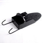 Ironing board holder - Hanging system for your ironing board AND iron - simple ironing board holder - black - plastic - Ironing board holder - Wall-mounted ironing board holder