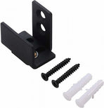 Floor guide - Wall guide - Door guide - Door guide - Steel - Black - Wall mounting - for sliding doors, shed doors