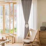 Curtain Holder - 2 Pieces - Curtain Tie Back - Curtain Tie Rope - Curtain Tie Back Hook - Curtain Ties - Beige - 116 cm Long