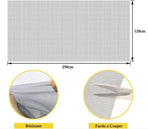 1 piece - Window screen 120 x 250 cm - White - Mesh - Universal Window Screen - Custom-made screen mesh - Make your own screen - Anti-mosquito - Insect screen - Door screen