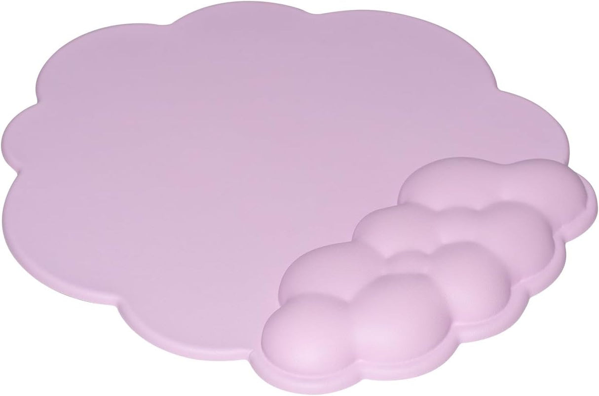Mouse pad - Mouse pad with wrist rest - Ergonomic mouse pad - Mouse pad with leather surface, suitable for computers, laptops, office, home and travel, with non-slip bottom