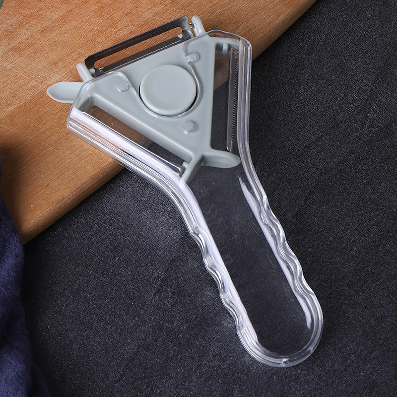 Peeler - 3-in-1 peeler - Ergonomic - Can be used for peeling, grating and slicing - Blue