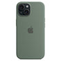 iPhone 15 Case Compatible with MagSafe Scratch-resistant Silicone Case Red Green