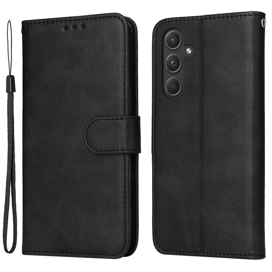 Compatible with Samsung A55 5G Wallet Case PU Leather Black with Card Slots Samsung