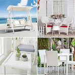 Rattan Repair Material, Flat Synthetic Rattan Fabric, Plastic Rattan for Knitting, Repairing Chairs, Tables, Storage Baskets