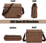 Men's shoulder bag canvas shoulder bag laptop bag school bag