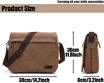 Men's shoulder bag canvas shoulder bag laptop bag school bag