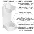 Electric Toothbrush Holder Wall Mounted Stand 4-Pack Compatible with Oral-B