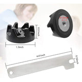 6 pcs Mixer Rubber Coupling Gear for Kitchenaid 9704230 - 45-Degree Angle