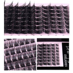 DIY Eyelash Extension Individual Cluster False Eyelashes