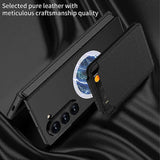 Magnetic Card Slot Case For Compatible with Samsung Galaxy Z Fold7 5G Samsung Grey