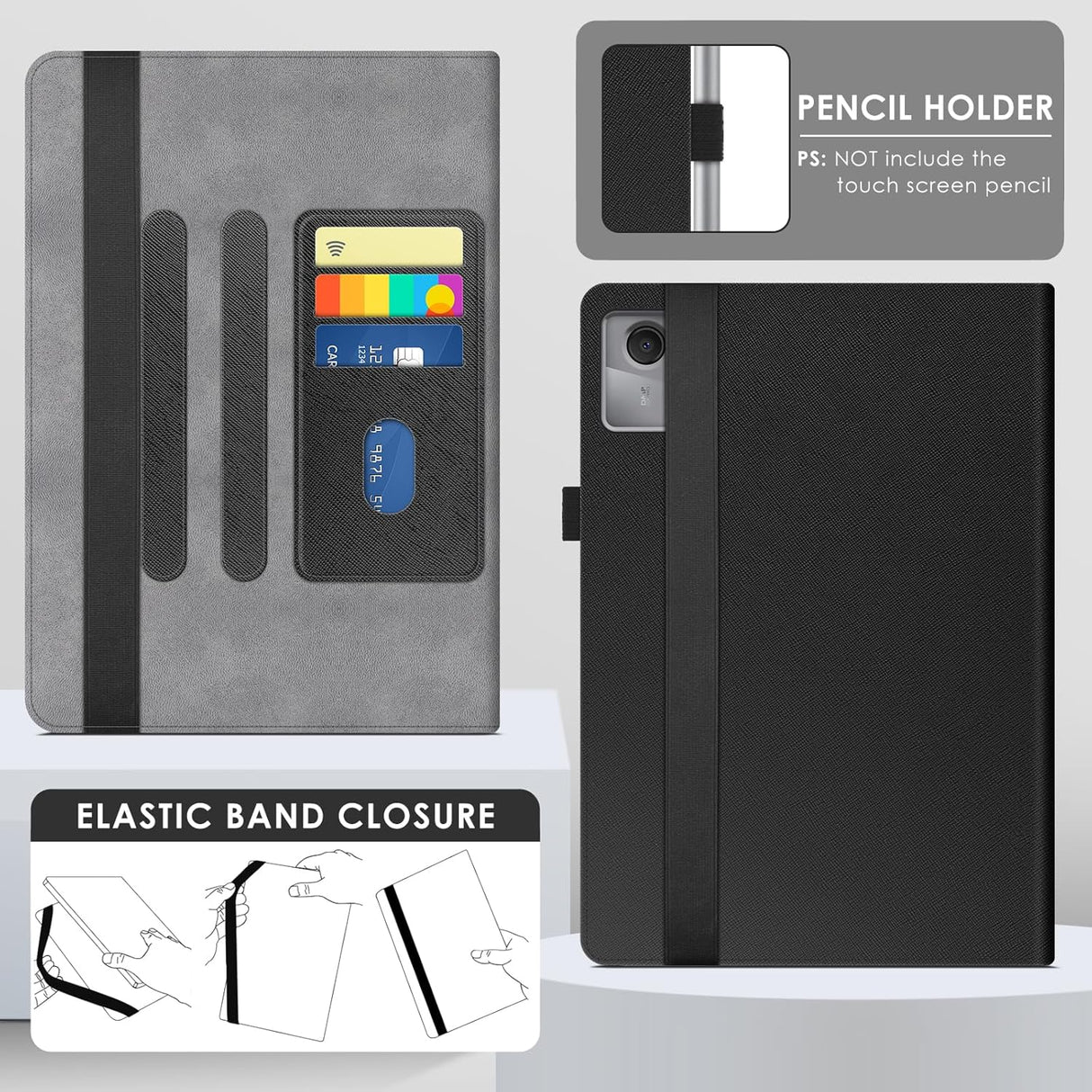 Lenovo Tab M11 Case Black KATUMO Compatible
