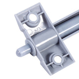 20pcs/pack Kitchen Door Stop Drawer Soft Quiet Closing Damper Buffers Grey/White - 45-Degree Angle