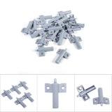 20pcs/pack Kitchen Door Stop Drawer Soft Quiet Closing Damper Buffers Grey/White