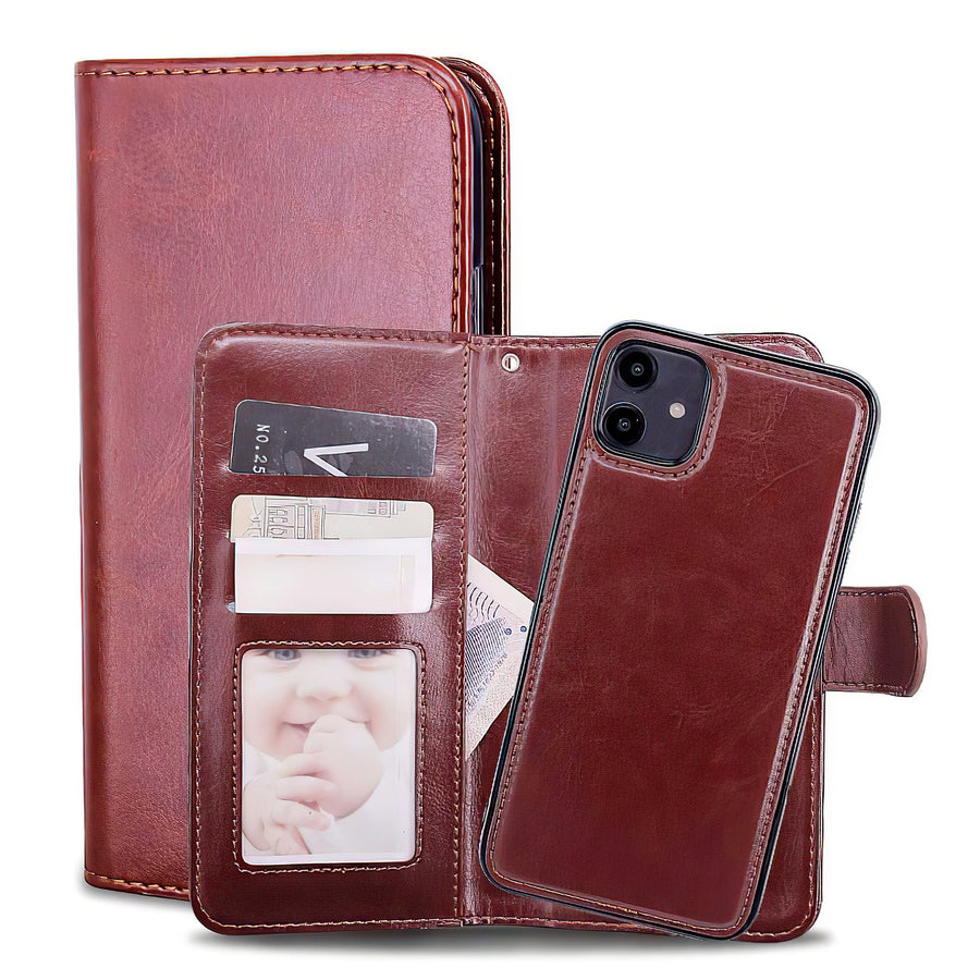 iPhone 12 - Leather Case / Protection Pink
