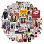 50pcs Gossip Girl Blair Serena Chuck Dan TV Quotes Scrapbook Graffiti Stickers