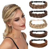 1pc Synthetic Braiding Hair with Adjustable Belt Braided Bohemian Style Women Hairstyle 10 10 Athree strand braid