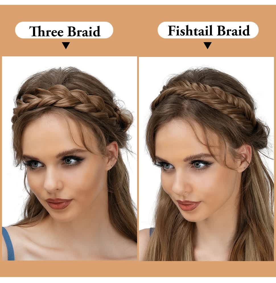 1pc Synthetic Braiding Hair with Adjustable Belt Braided Bohemian Style Women Hairstyle 10 10 Athree strand braid