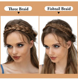 1pc Synthetic Braiding Hair with Adjustable Belt Braided Bohemian Style Women Hairstyle 10 10 Athree strand braid