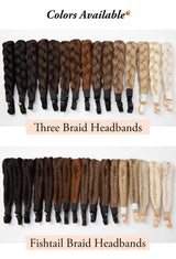 1pc Synthetic Braiding Hair with Adjustable Belt Braided Bohemian Style Women Hairstyle 10 10 Athree strand braid