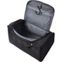 Men's Small Travel Toiletry Bag Black for Shaving Shower Hygiene Items