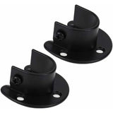 Wall Mounted Clothes Rod Holder for 1.26 Inch Diameter, Shower Curtain Rod Bracket, 2-Pack