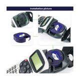 Letratag Refill Tape 5-Pack Black on White Compatible with Letratag 91331 - Front View
