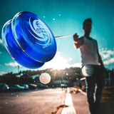 Responsive Yo-Yo with Bag Strings Gloves Beginner Set - Top-Down View