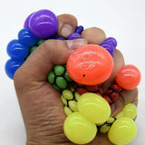 Stress Balls 4-Pack Mesh Textured for Adults Kids Therapy Squeeze