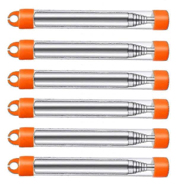 Collapsible Outdoor Fire Bellows 6-Pack Stainless Steel