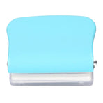 Handheld Portable Spiral Binding Machine for A4 A5 A6 A7 Paper, Round Hole Punch, Light Blue for School and Home Use
