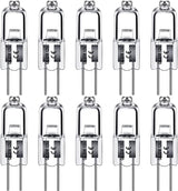 G4 halogen lamps 10W 12V - Warm white - 10-pack 10pcs 10pcs 10W