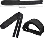 1 Pair Universal Bicycle Pedal Straps, Adjustable Non-Slip Double Adhesive Pedal Toe Clips Nylon Pedal Straps, Bicycle Pedal Accessories