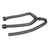 Washing Machine PVC Y-Shaped Drain Hose 1m Pipe Connector - Side View
