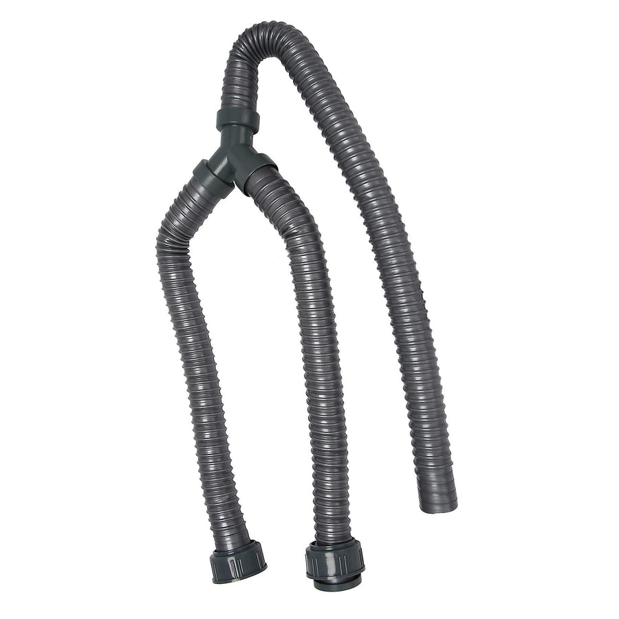 Washing Machine PVC Y-Shaped Drain Hose 1m Pipe Connector