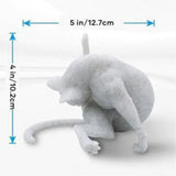Cat Figurines Sculpture Decor for Cat Lovers, Funny Home Statue - Side View