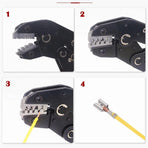 Sn-58b Latching Crimping Pliers Tool for Terminal Wires with Single Pliers Connector Set AWG24-13