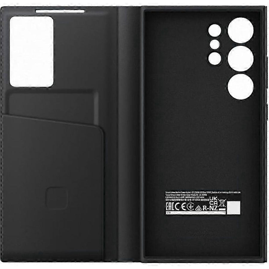 S24Ultra Large Card-Installed Smart Window Protective Case with Chip