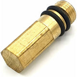 M10 10mm Blind Plug for Flexible Inlet Valve - Front View