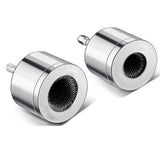 2-Pack Copper Pipe Cleaning Brush, Full-Metal HVAC Pipe Cleaning Brush for Drill Power 1/4in Shaft