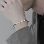 Don't Let the Tough Days Win Bracelet for Women and Men, Inspirational Black onesize